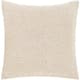 Surya Leif Ivory 20"x20" Pillow Shell with Polyester Insert-0