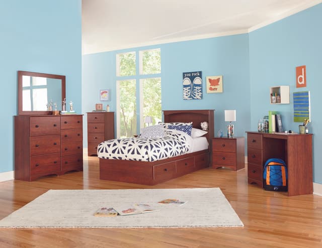 Perdue Woodworks Cinnamon Fruitwood 7 Drawer Dresser-2