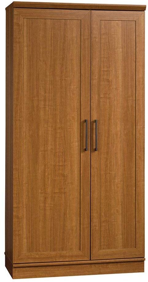 Sauder Homeplus Sienna Oak Storage Cabinet 411965 Big Sandy