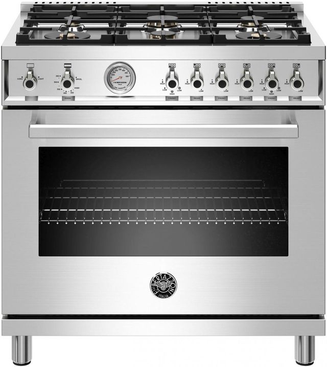 Bertazzoni Professional Series 36 Stainless Steel Pro Style Gas