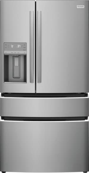 Frigidaire Gallery 21.5 Cu. Ft. Smudge-Proof Stainless Steel Counter Depth French Door Refrigerator doors closed