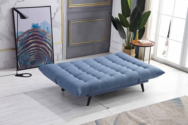 Milton Green Stars Blue Multi-Functional Futon Sofa Bed-1