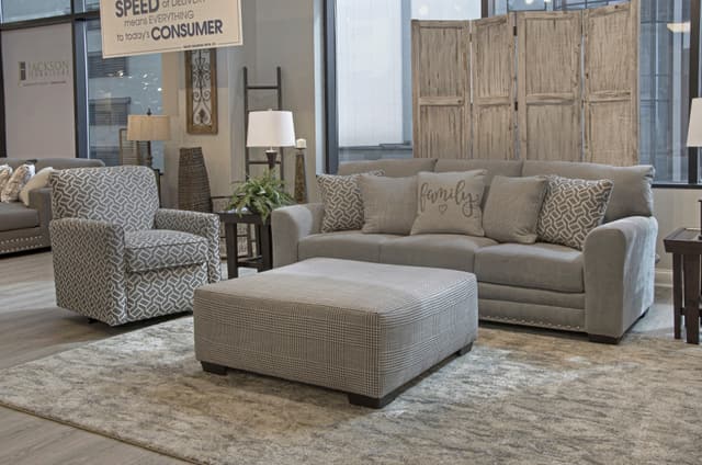 Jackson Ash Cocktail Accent Ottoman-1