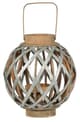 A & B Home Brown/Silver Round Small Shanghai Lantern-0