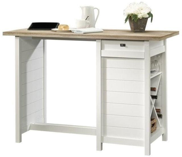 Sauder Select Cottage Road Soft White Work Table 416039 Big