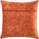 Surya Collins Burnt Orange 20"x20" Toss Pillow with Polyester Insert-2