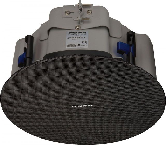 Crestron Saros Low Profile 8 2 Way In Ceiling Speaker Black