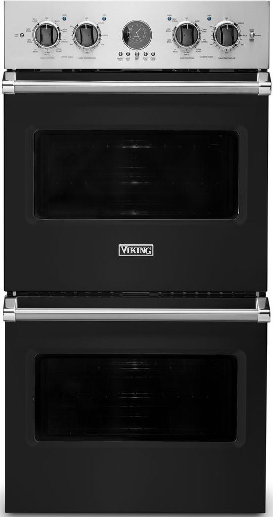 Viking Professional 5 Series 26 5 Electric Double Oven Built In Black Vdoe527bk Grand Appliance And Tv