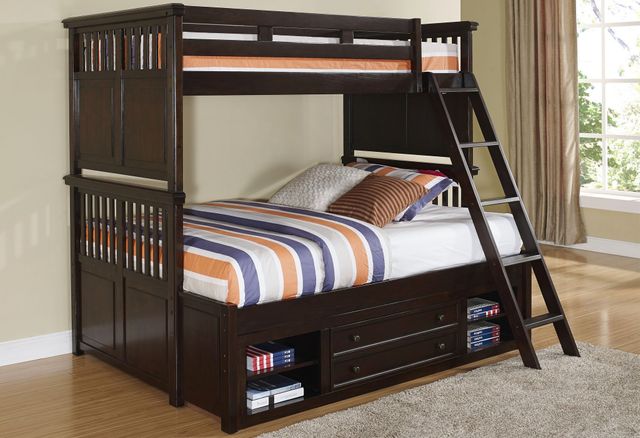 New Classic® Furniture Canyon Ridge Chestnut Twin over ...