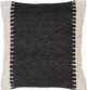 Surya Niko Black 20"x20" Pillow Shell with Polyester Insert-0