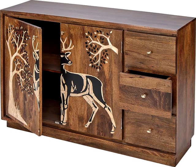 Jaipur Furniture Bone Inlay Dyani Chest-2