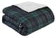 Olliix by Woolrich Brewster Blue Softspun Down Alternative Filled Throw-0