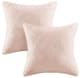 Olliix by Madison Park Quebec 2 Blush 20"x20" Quilted Square Pillow Pair-0