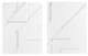 Olliix by Madison Park Geo Angles 2 Pieces White Carved Wall Panel Set-0