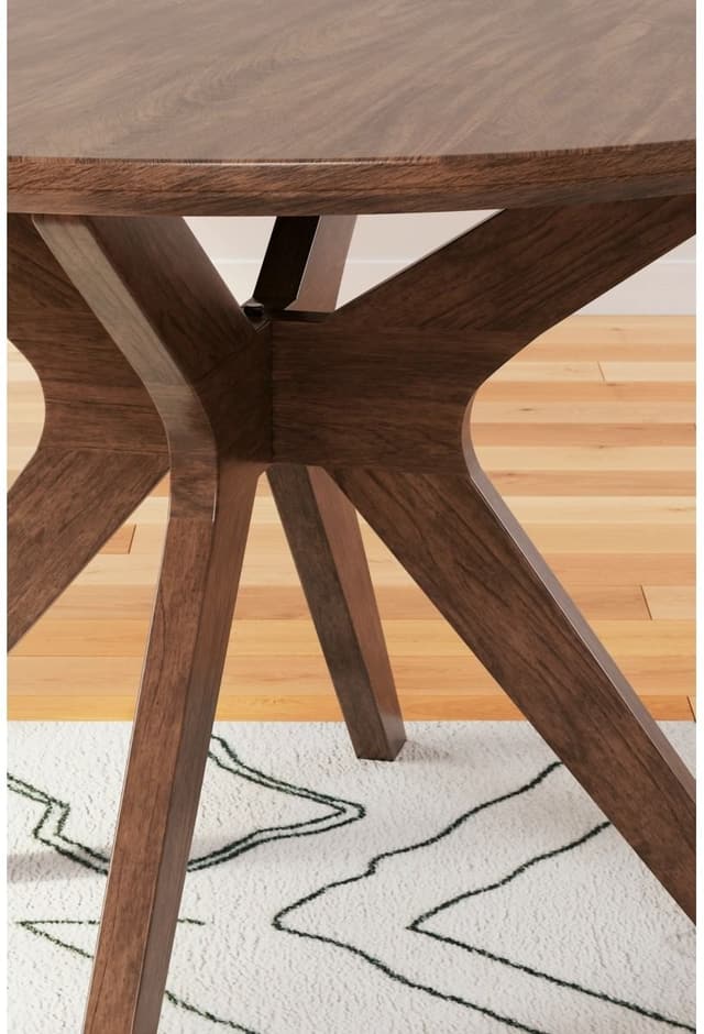 Signature Design by Ashley® Lyncott Brown Dining Table & 4 Upholstered Chairs-4
