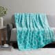 Olliix by Madison Park Ogee 1 Aqua Oversized Throw-1