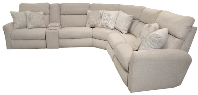 Catnapper® McPhearson 6 Piece Lay Flat Reclining Sectional-2