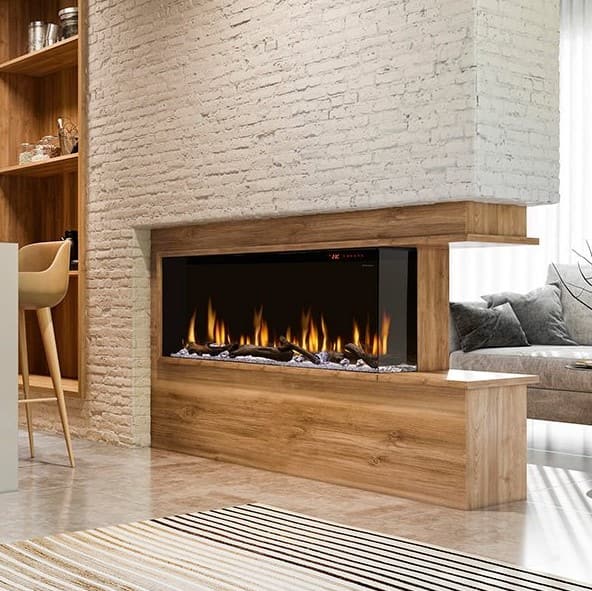 Dimplex® Ignite® Bold Black 50'' Built-in Linear Electric Fireplace-4