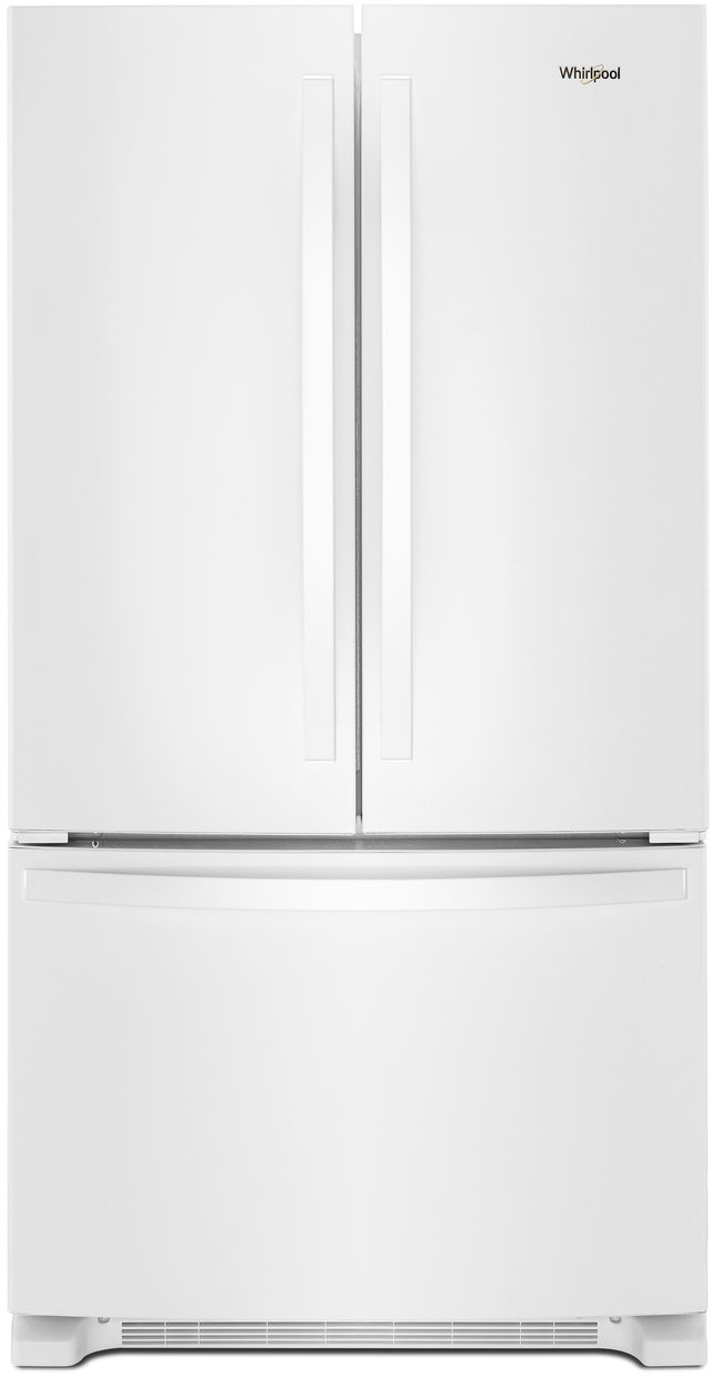 Whirlpool 25 Cu Ft Wide French Door Refrigerator White