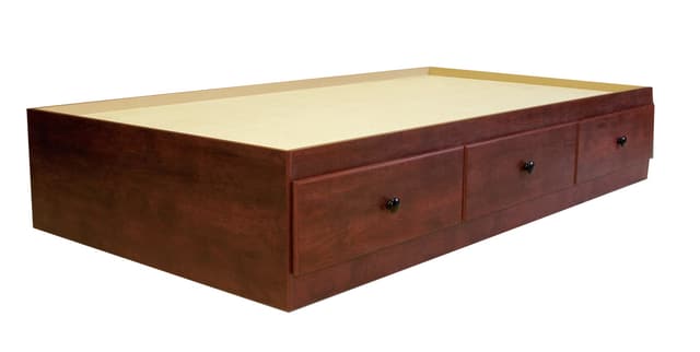 Perdue Woodworks Cinnamon Fruitwood Twin Storage Mates Bed-0
