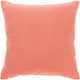 Surya Waffle Bright Orange 22"x22" Pillow Shell with Polyester Insert-1