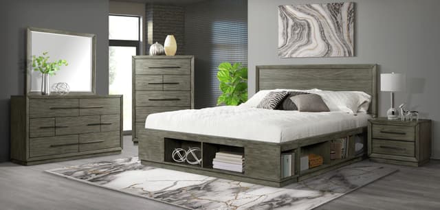 Elements International Elation King Storage Bed-3