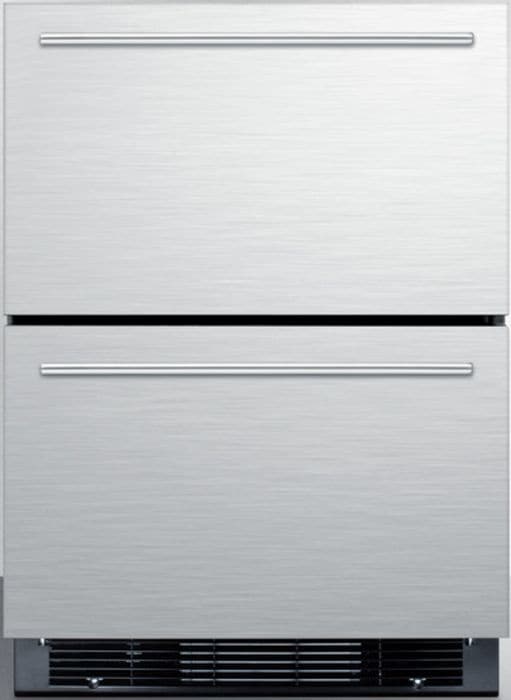 Summit® 4.9 Cu. Ft. Stainless Steel Refrigerator Drawers-0