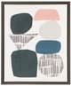 Olliix by Urban Habitat Multi-Colored Set of 2 Grey Rock Garden Gel Coat Framed Canvas-2