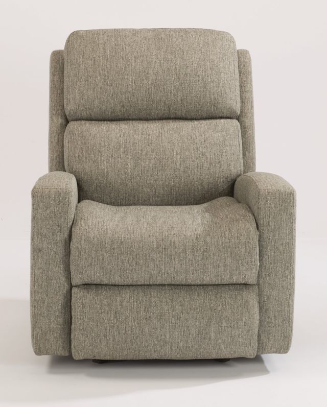 Flexsteel® Catalina Slate Fabric Power Rocking Recliner with Power