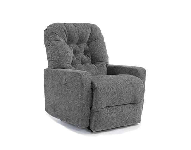 Best Home Furnishings® Grey Deidre Power Swivel Glider Recliner-0