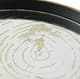A & B Home Black/Gold/Silver Round Mirrored Decorative Tray-4