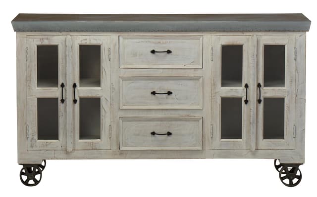 Jaipur Furniture Guru Wheeled Console Sideboard-0
