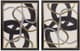 Olliix by Madison Park Moving Midas 2 Piece Black Abstract Gold Foil Framed Canvas Set-0