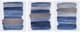 Olliix by Urban Habitat Navy Set of 3 Traveling Road Printed Canvas with Gold Foil-0