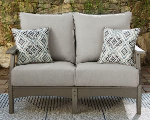 Signature Design by Ashley Signature Design by Ashley® Visola Gray Sofa & Loveseat with Cushion-3