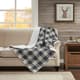 Olliix by Woolrich Linden Tan Oversized Softspun Down Alternative Throw-2
