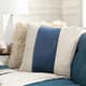 Surya Moza Navy 22"x22" Pillow Shell with Polyester Insert-1