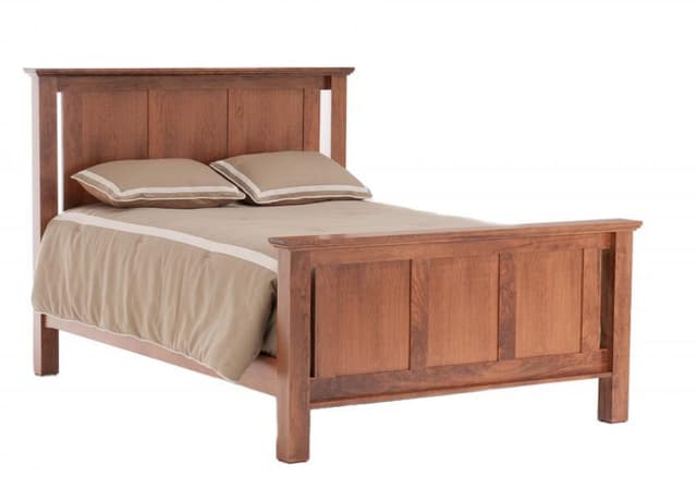 Daniel's Amish® Solid Wood Elegance Queen Panel Bed-0