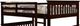 Donco Kids Honey Twin/Twin Tall Mission Bunk Bed-1
