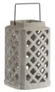 A & B Home Gray 18" Cement Lantern-0