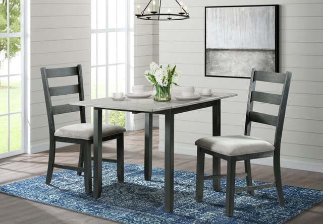 Elements International 3 Piece Martin Dining Set-0