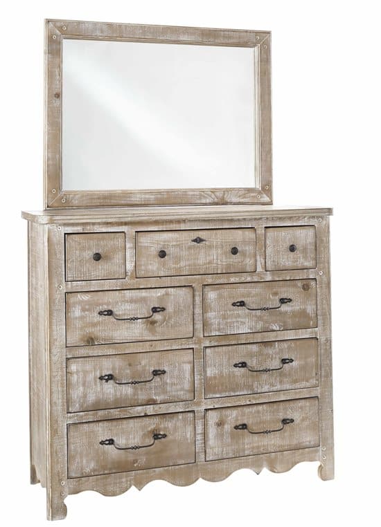 Progressive® Furniture Chatsworth Chalk Mirror-1