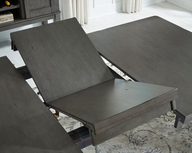 Benchcraft® 6 Piece Halladen Gray Dining Set-4