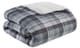 Olliix by Woolrich Tasha Grey Oversized Softspun Down Alternative Throw-0