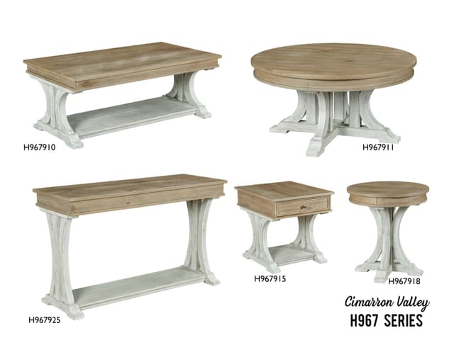 England Furniture® Cimarron Valley Rectangular End Table-1