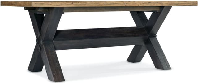 Hooker® Furniture Big Sky Charred Timber/Vintage Natural Dining Table & 6 Chairs-1