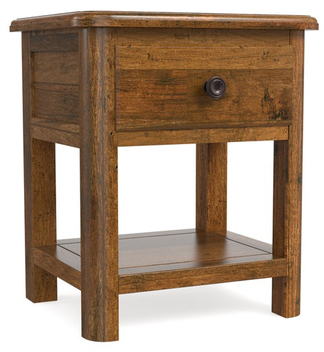 Bassett® Furniture Bench Made Maple Bedside Table-2015-0271 | Boulevard Home Furnishings