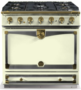 La Cornue Cornufe 90 36 Slide In Gas Range Ivory C9vf Abw