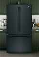 GE® 36" 27.0 Cu. Ft. Black French Door Refrigerator-4