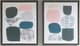 Olliix by Urban Habitat Multi-Colored Set of 2 Grey Rock Garden Gel Coat Framed Canvas-0